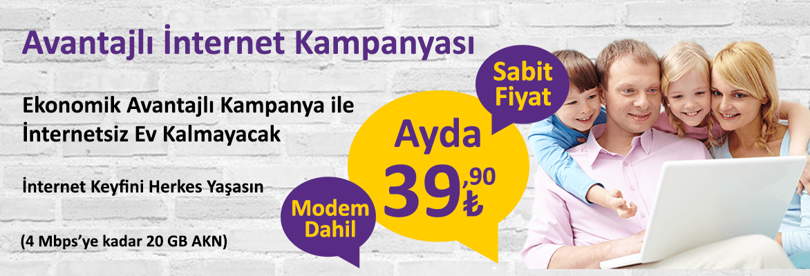 Avantajlı İnternet Kampanyası